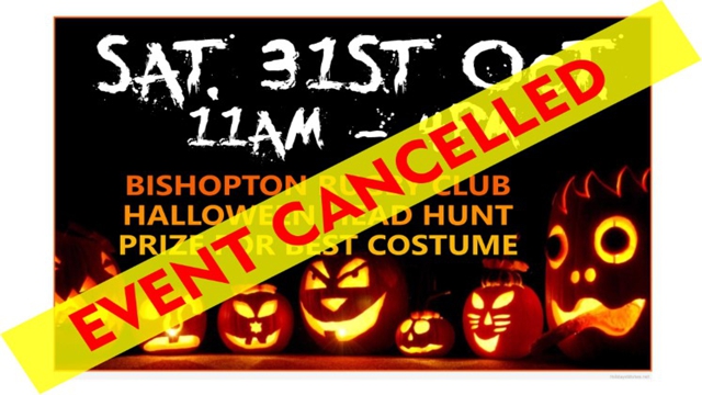 Halloween Head Hunt – CANCELLED